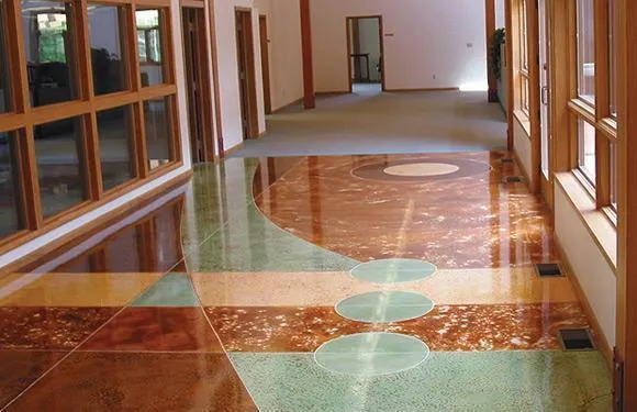 concrete staining services dubai