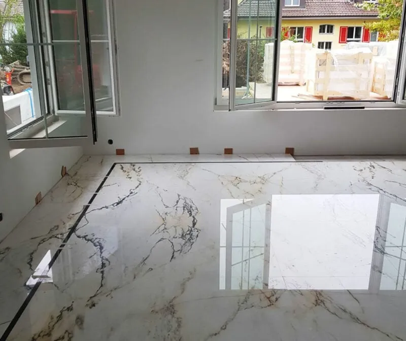 marble polishing in front